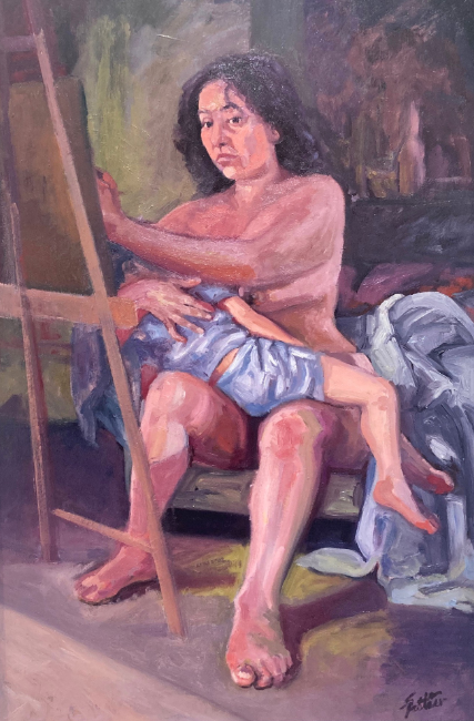 FROM MY BODY A CHILD FROM MY GRIEF A PAINTING