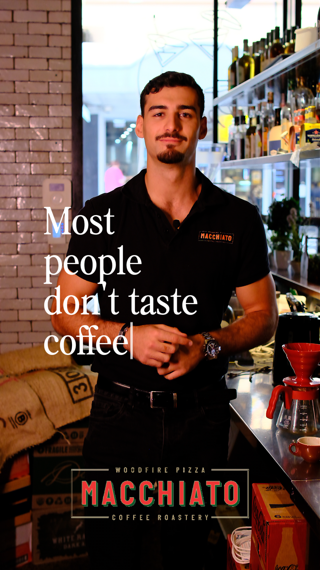 Taste the coffee